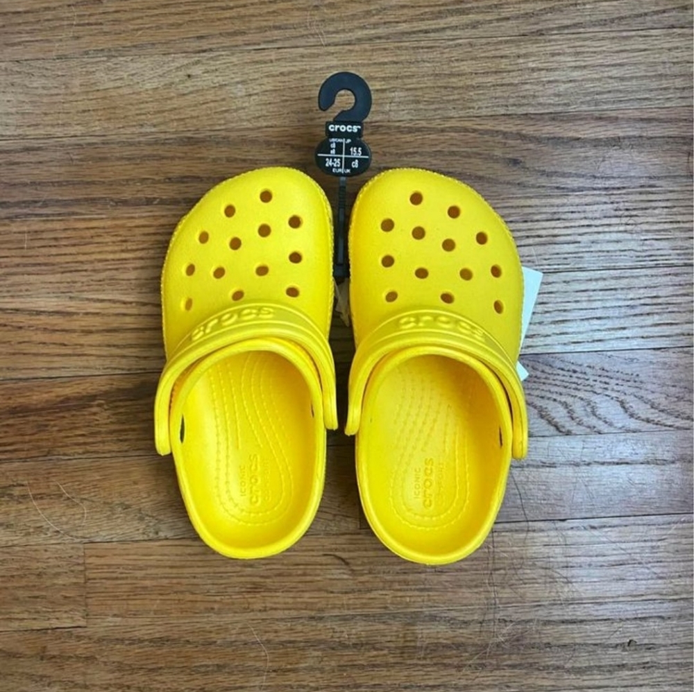 Yellow Toddler Crocs